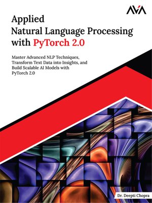cover image of Applied Natural Language Processing with PyTorch 2.0